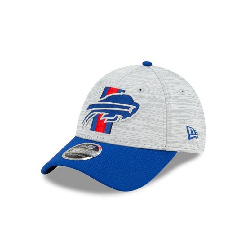 NFL Buffalo Bills Official Training Stretch Snap 9Forty Adjustable (OAD1905) - Blue New Era Caps